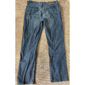 VTG Y2K Urban Pipeline Jeans Men's 34x32 Blue Loose Bootcut Distressed Denim